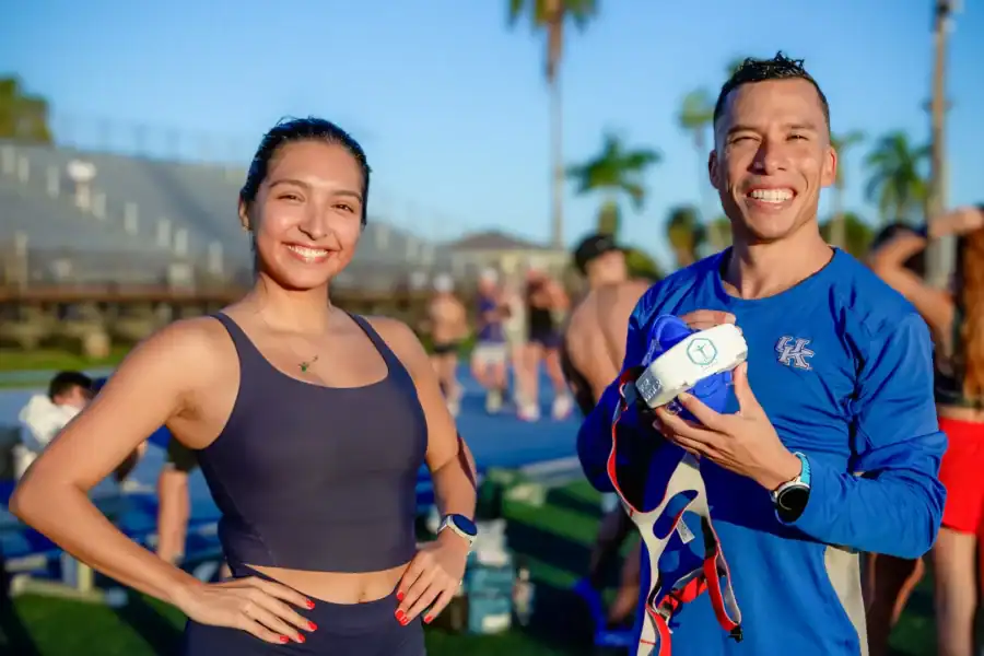 Luis Orta with Athlete