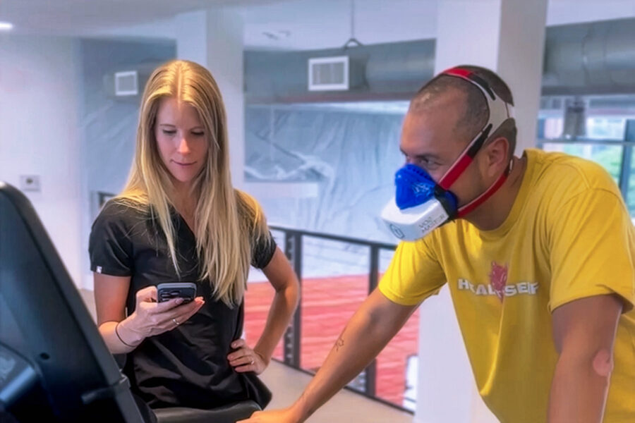 Mary Pardee Naturopathic Doctor Using VO2 Master