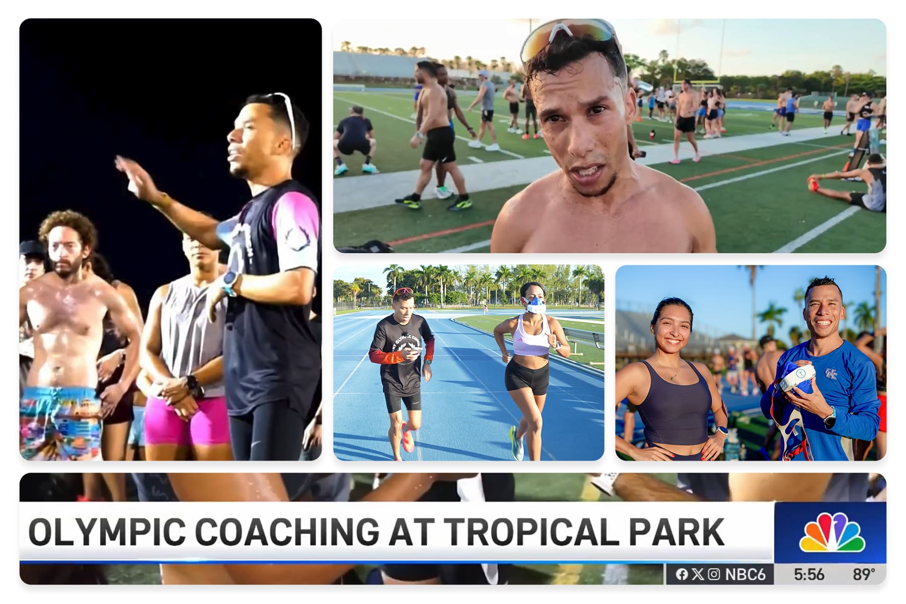 Olympian, marathon coach and VO2 Master customer Luis Orta was recently featured on NBC 6 South Florida