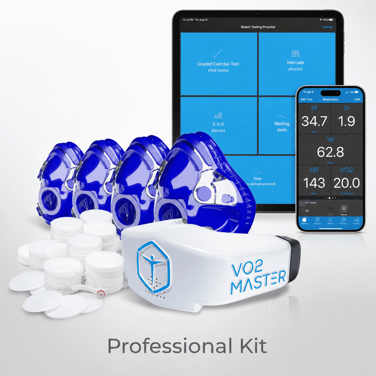 VO2max and RMR Testing with VO2 Master